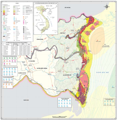 Bản đồ nhạy cảm môi trường dải ven bờ biển tỉnh Thái Bình